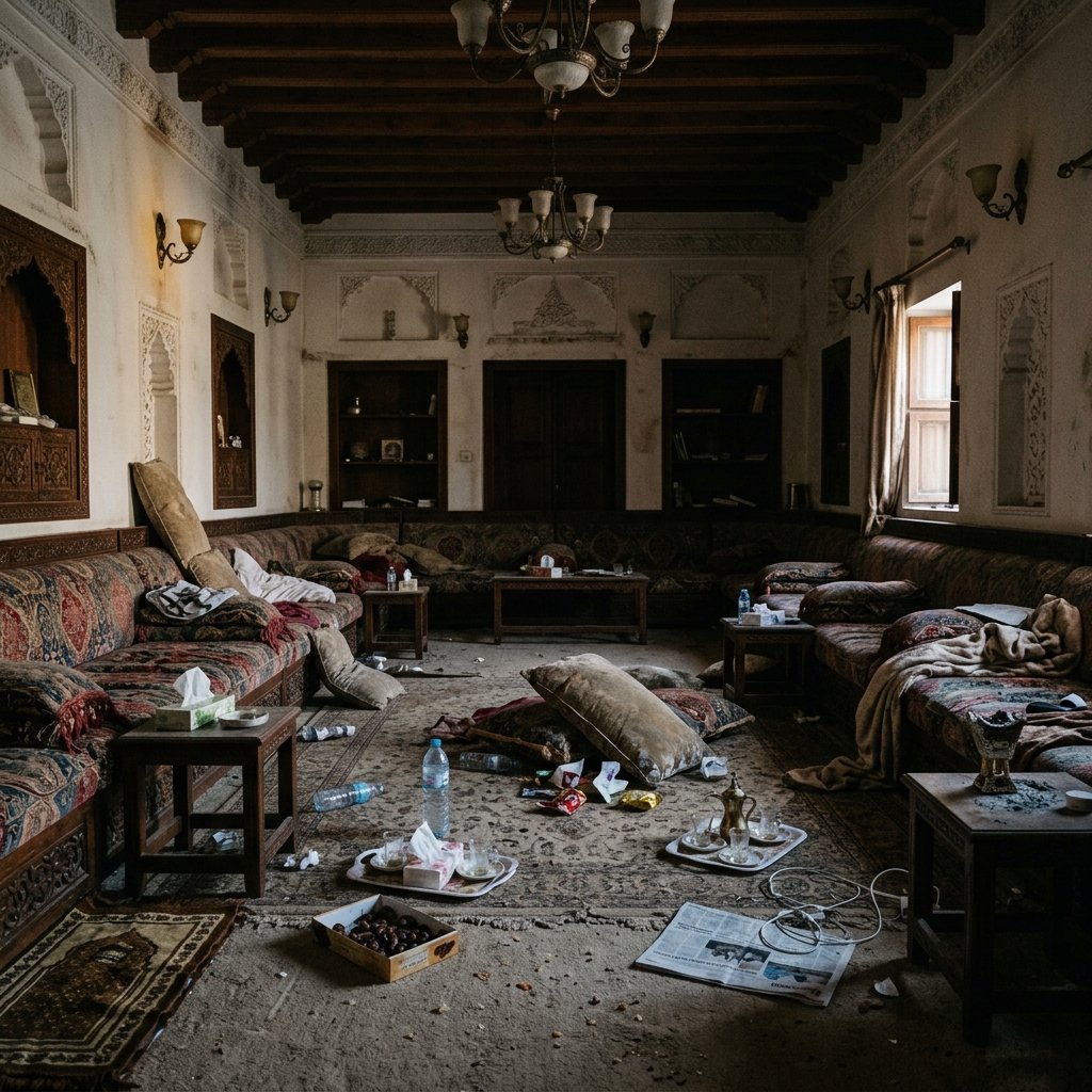 مجلس قطري قبل التنظيف